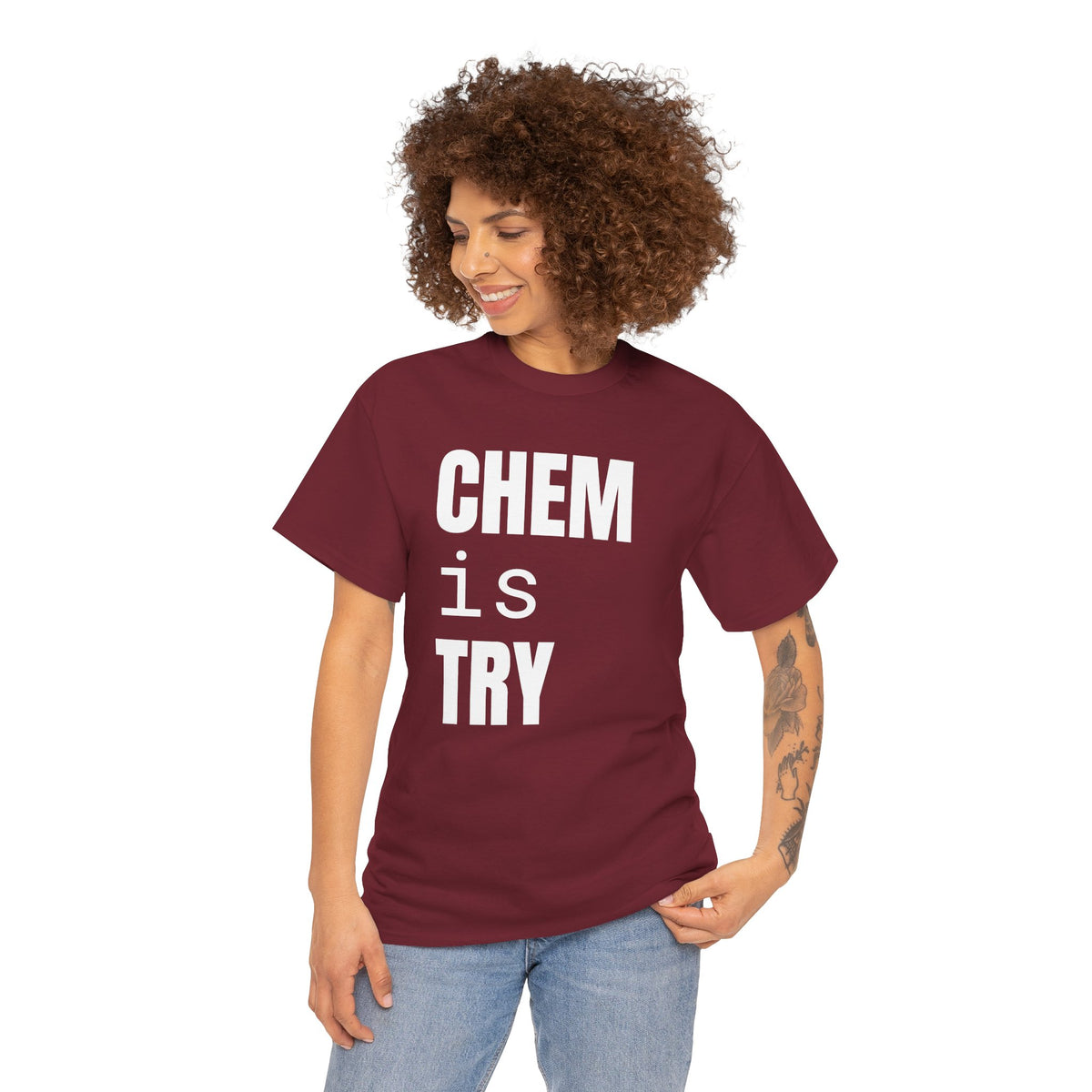 Chem/is/Try Cotton Tee