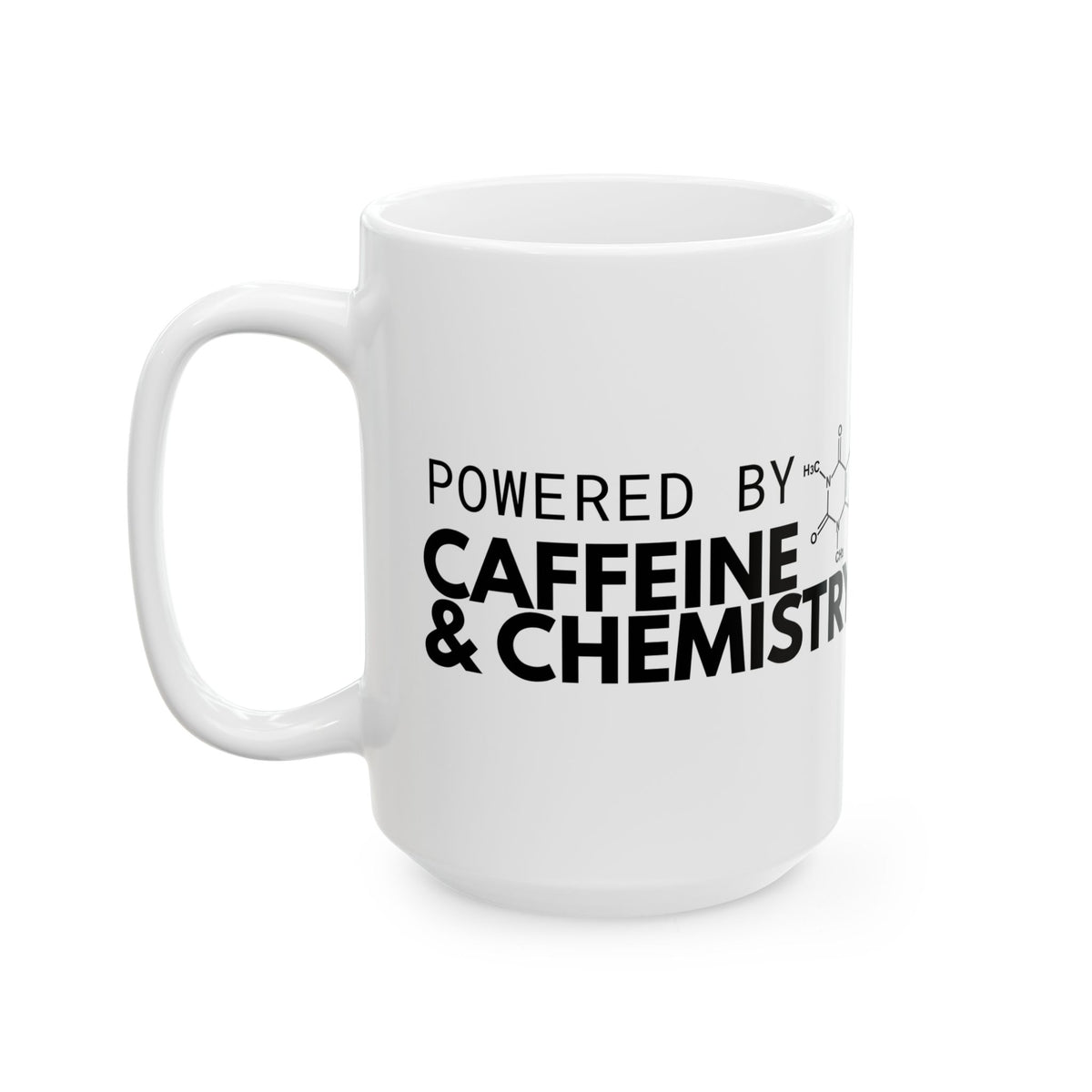 Powered by Caffeine & Chemistry 15 oz. Mug