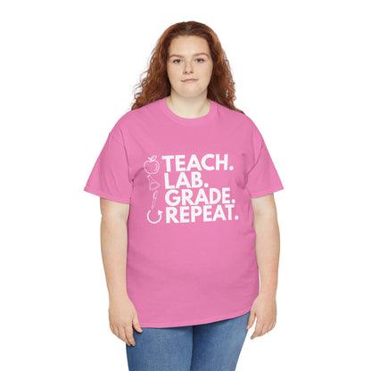 Teach. Lab. Grade. Repeat. Cotton Tee