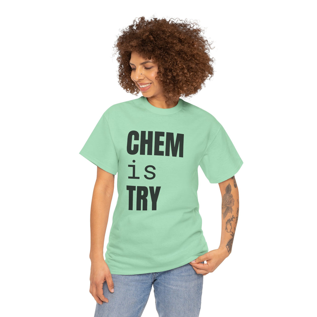Chem/is/Try Cotton Tee