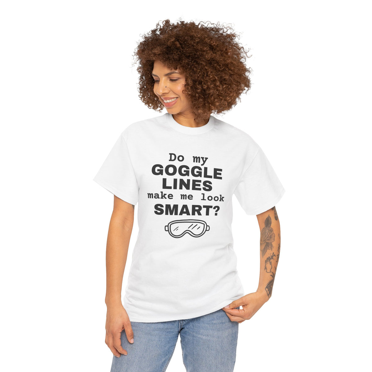 Goggle Lines Cotton Tee