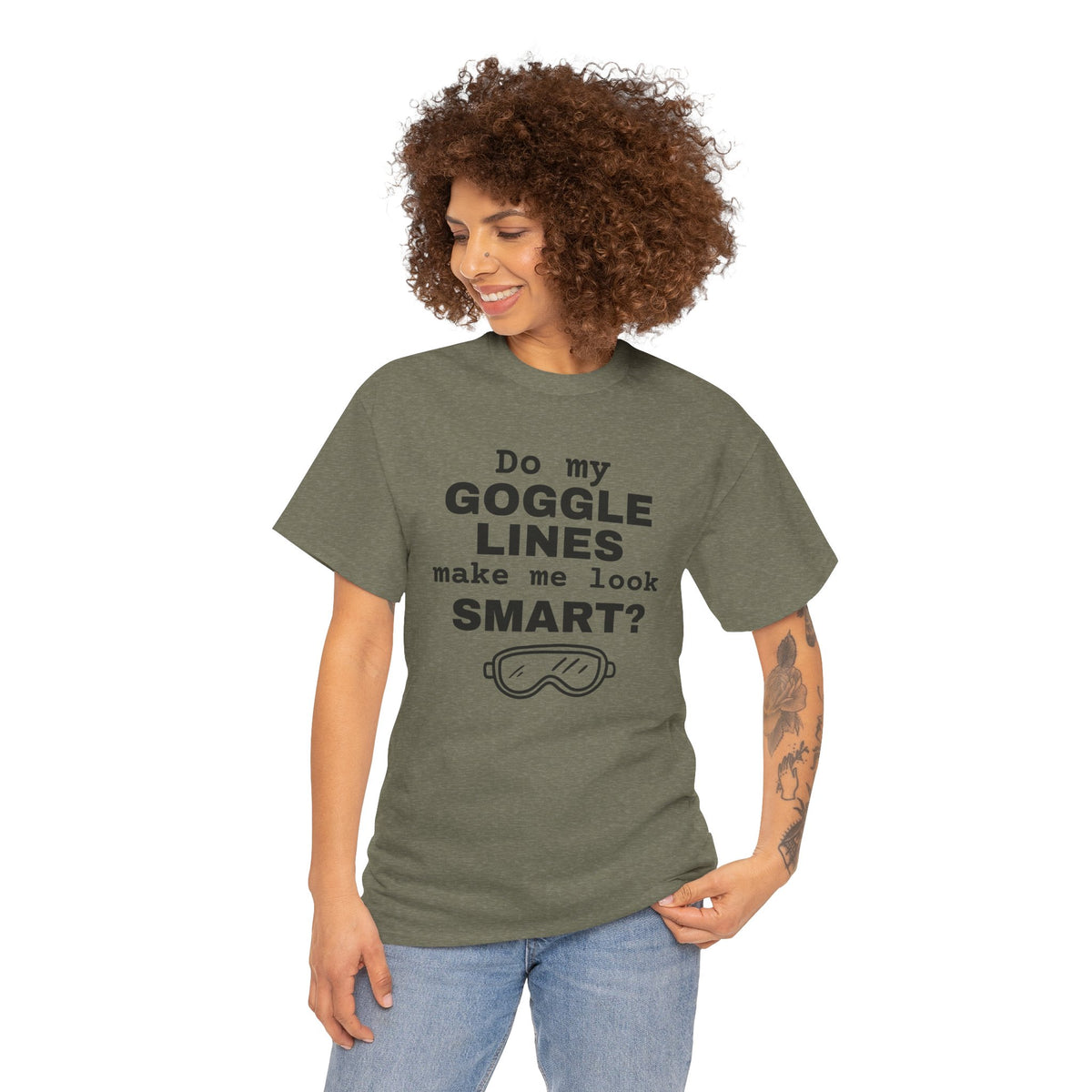 Goggle Lines Cotton Tee