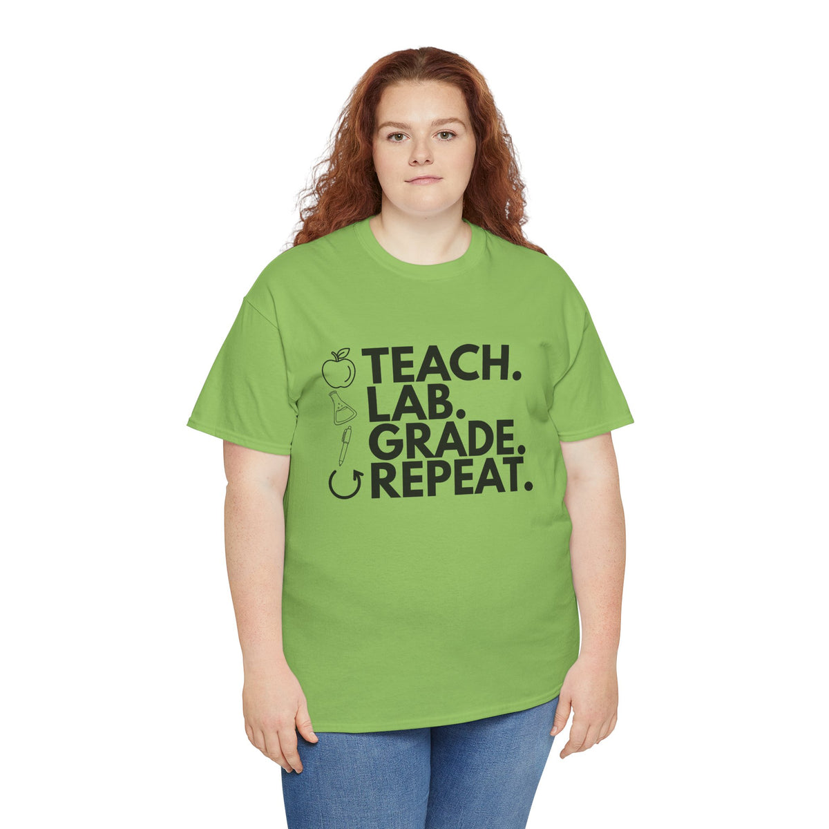 Teach. Lab. Grade. Repeat. Cotton Tee