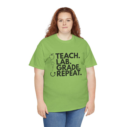 Teach. Lab. Grade. Repeat. Cotton Tee