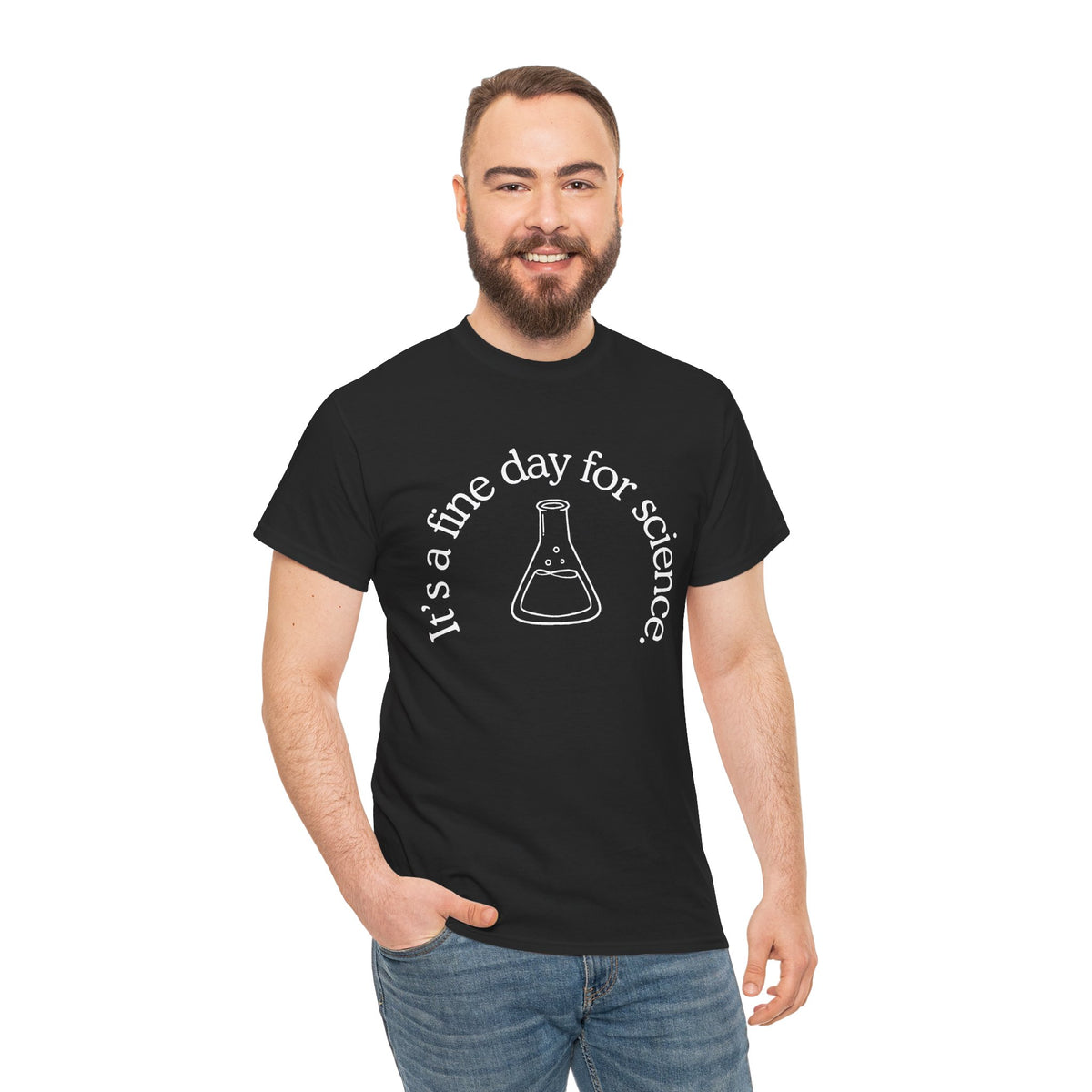 It's a Fine Day for Science Cotton Tee