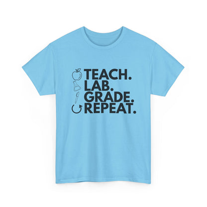 Teach. Lab. Grade. Repeat. Cotton Tee