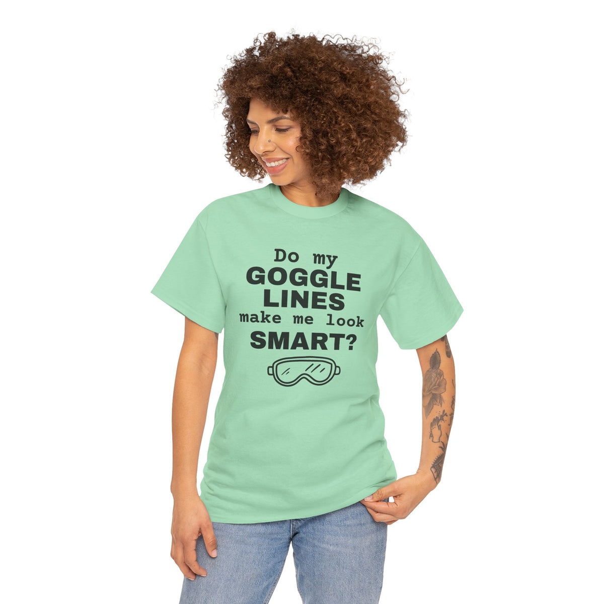Goggle Lines Cotton Tee