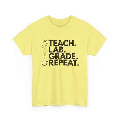 Teach. Lab. Grade. Repeat. Cotton Tee