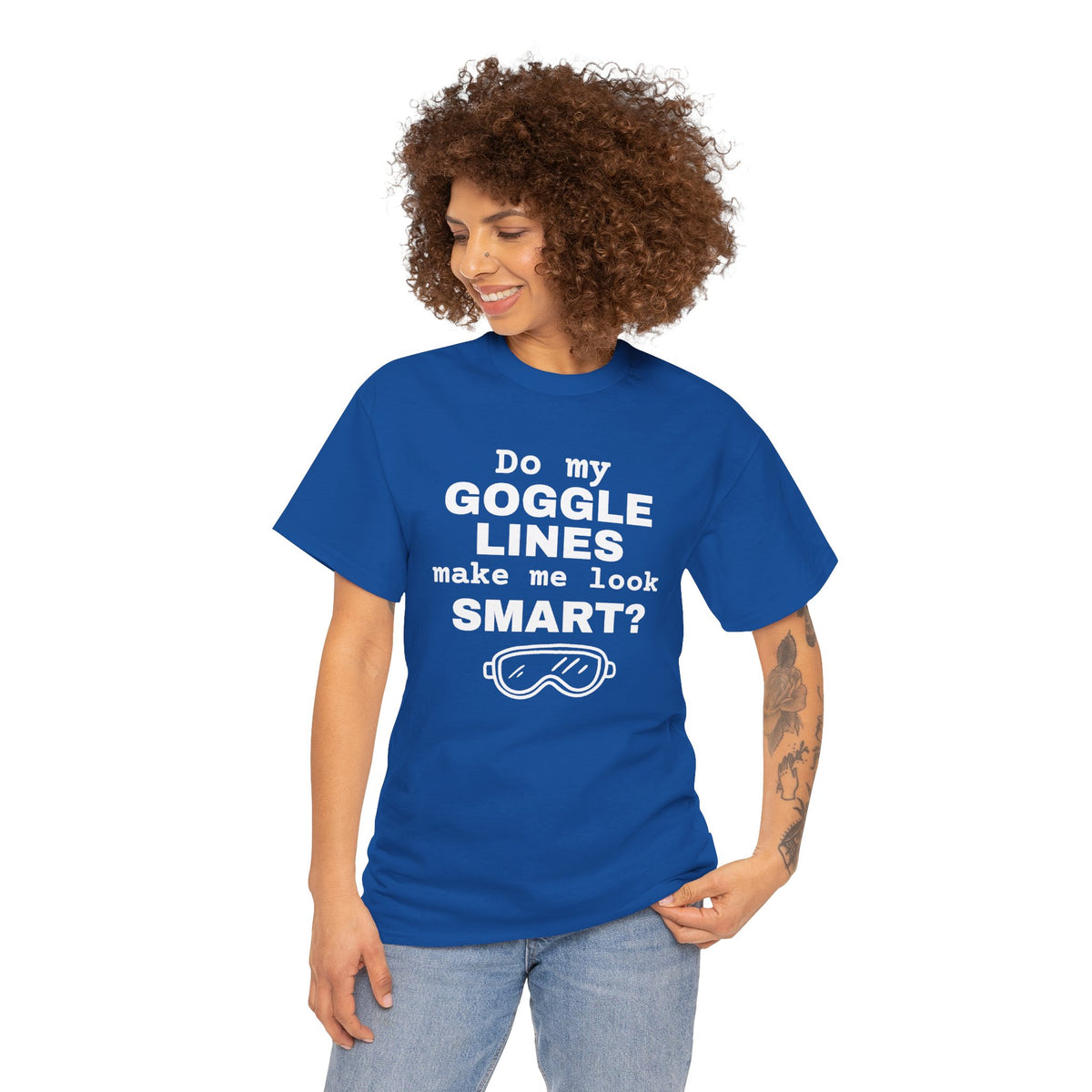 Goggle Lines Cotton Tee