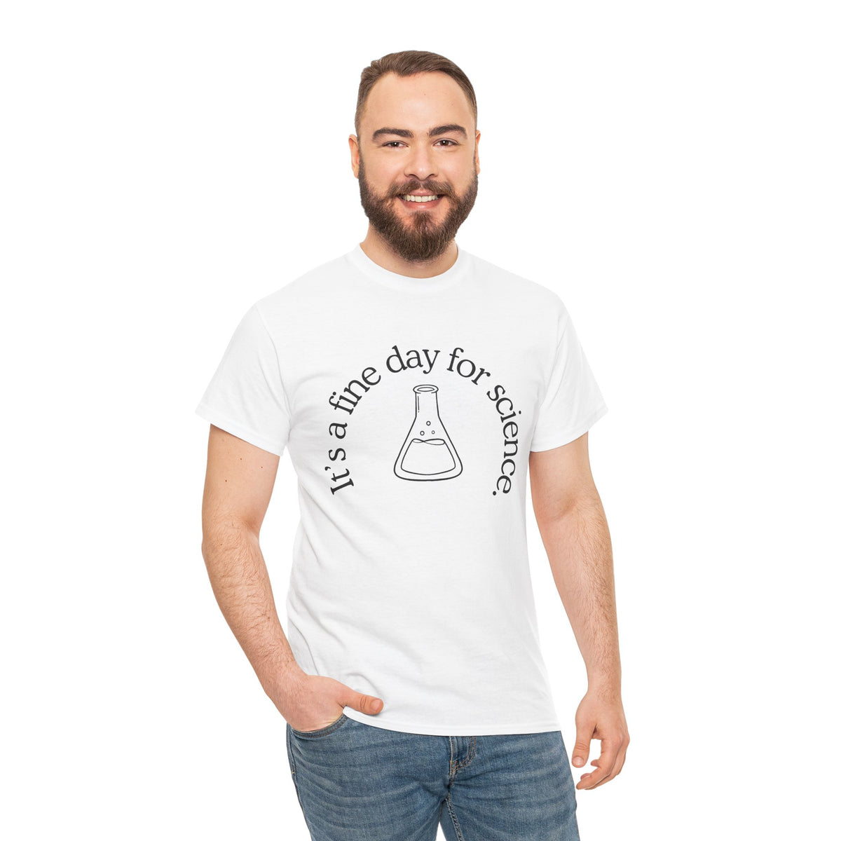 It's a Fine Day for Science Cotton Tee