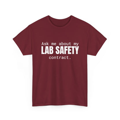 Lab Safety Contract Cotton Tee
