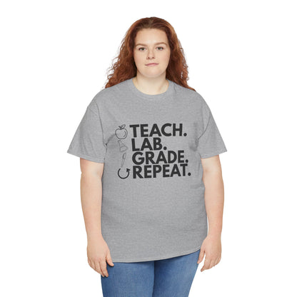 Teach. Lab. Grade. Repeat. Cotton Tee