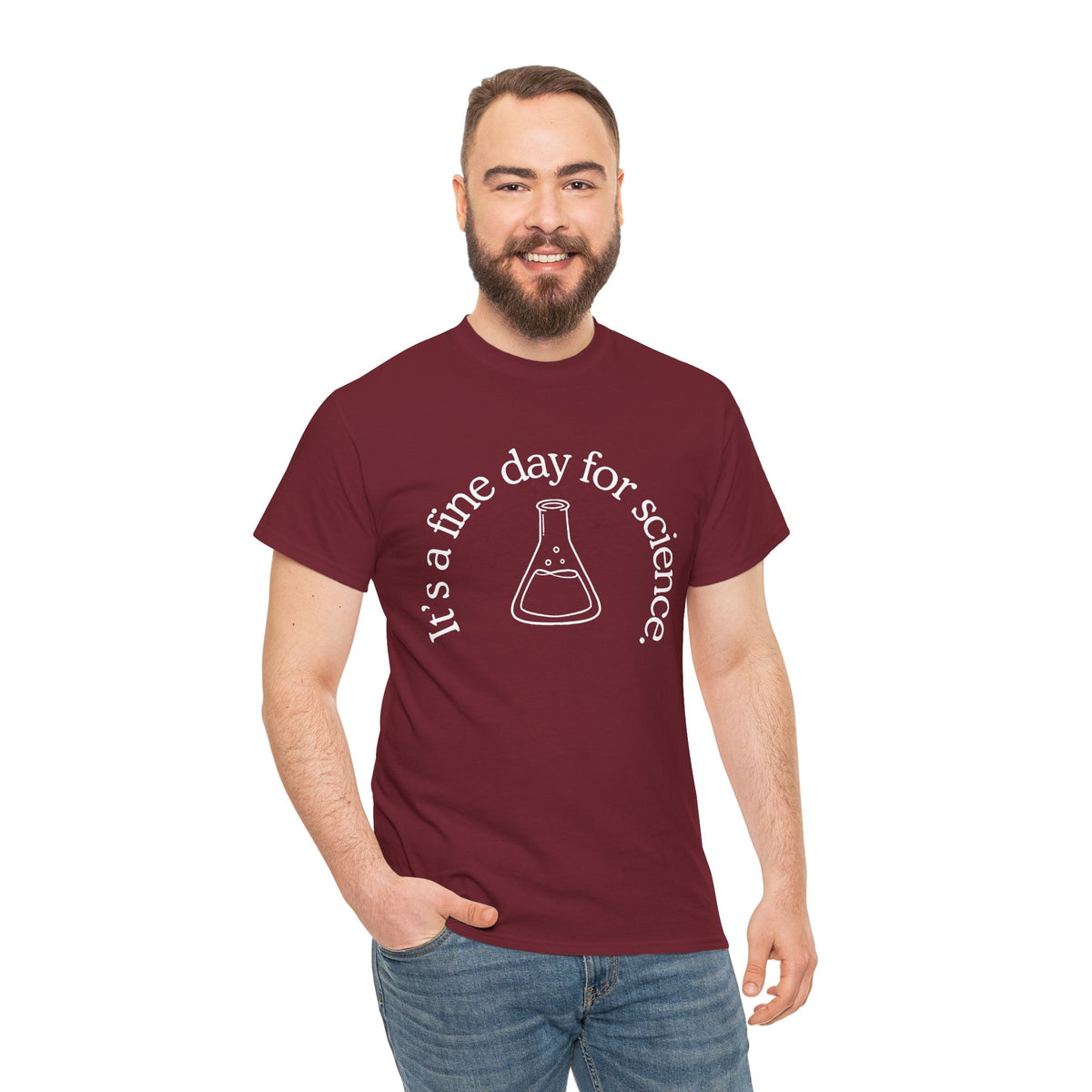 It's a Fine Day for Science Cotton Tee