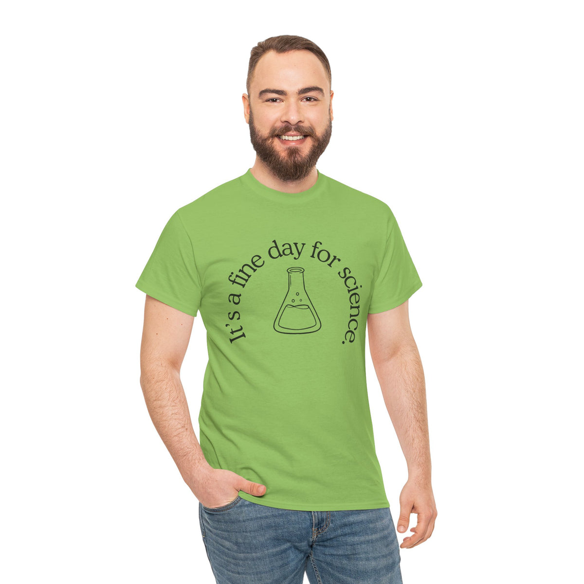 It's a Fine Day for Science Cotton Tee