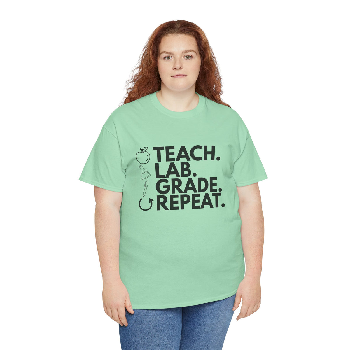 Teach. Lab. Grade. Repeat. Cotton Tee