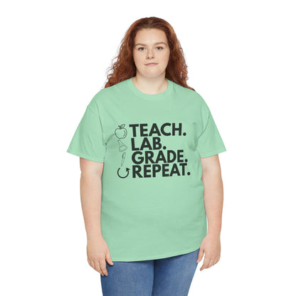 Teach. Lab. Grade. Repeat. Cotton Tee