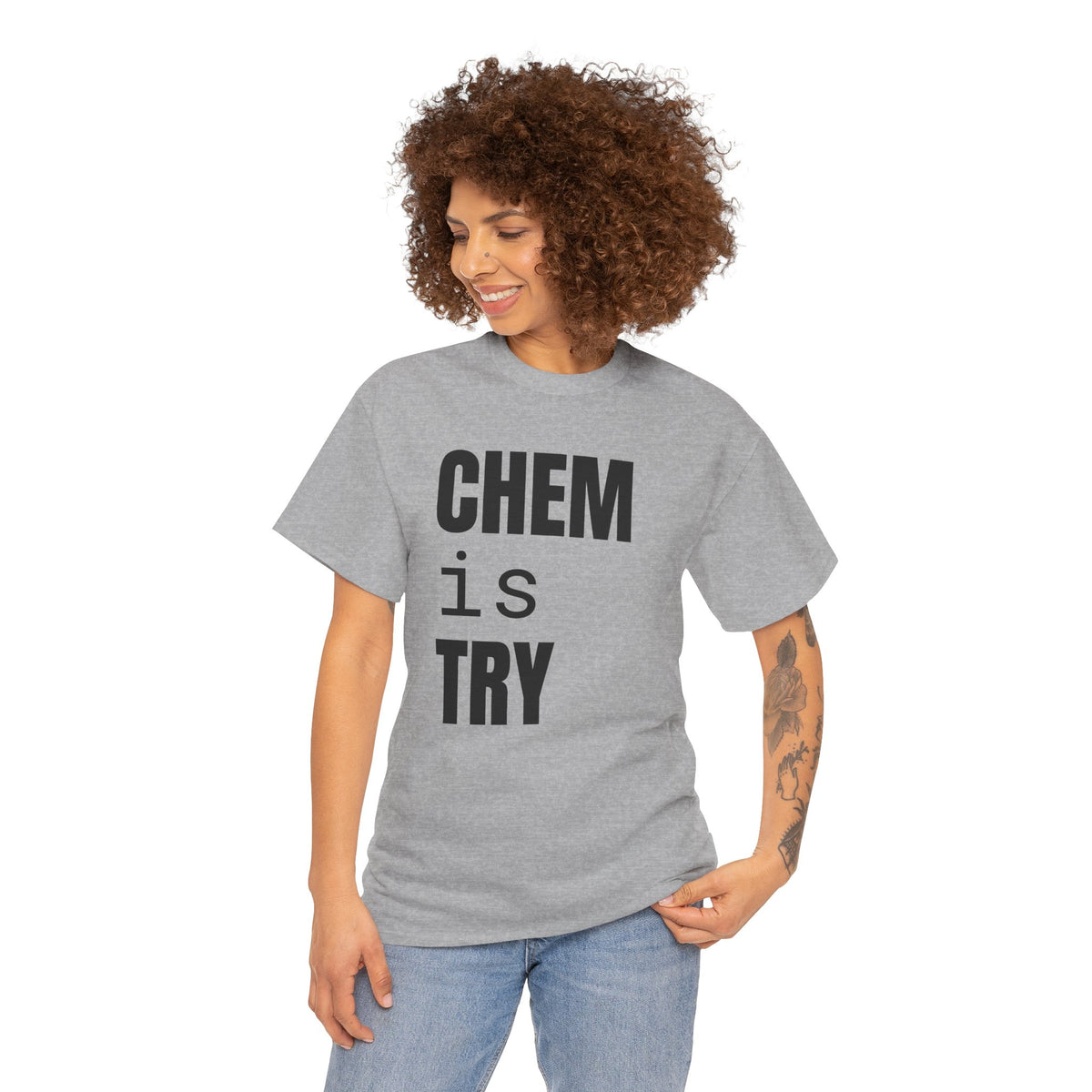 Chem/is/Try Cotton Tee