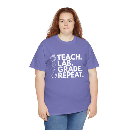 Teach. Lab. Grade. Repeat. Cotton Tee
