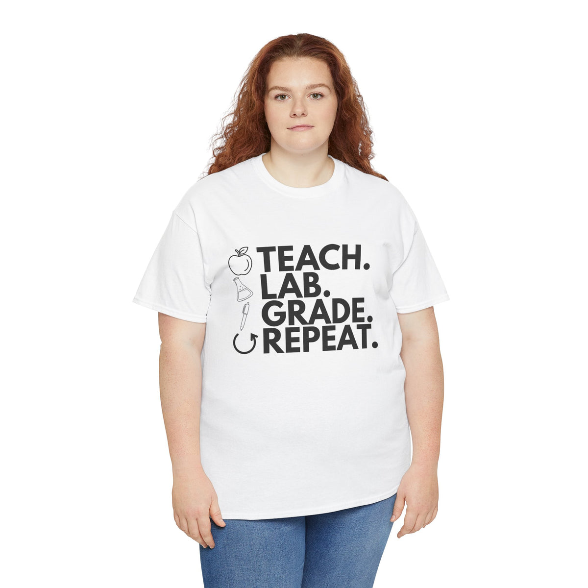 Teach. Lab. Grade. Repeat. Cotton Tee