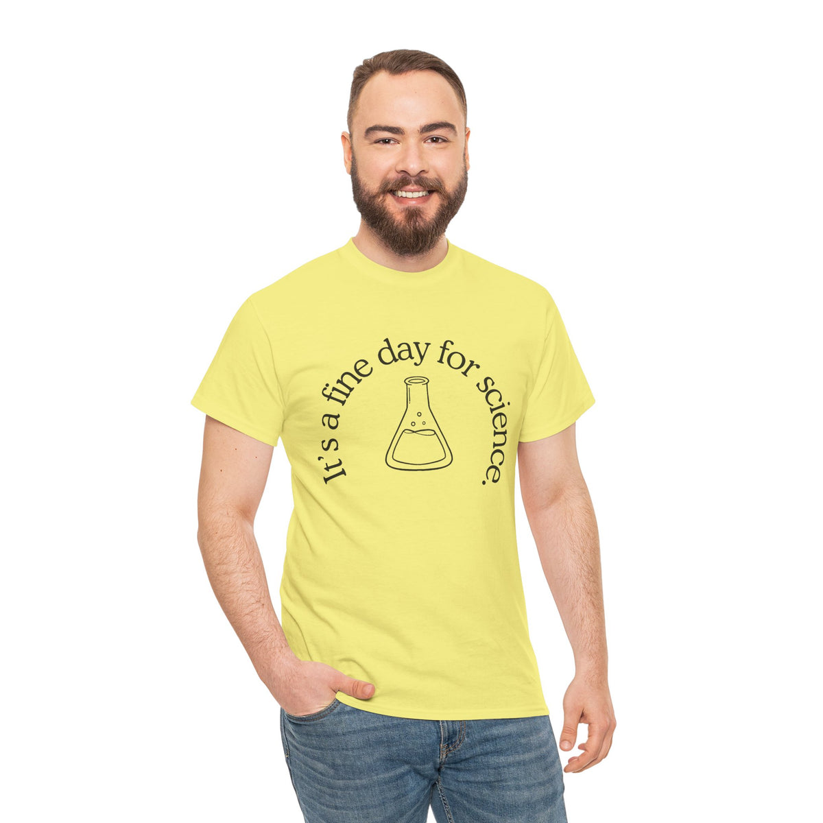 It's a Fine Day for Science Cotton Tee