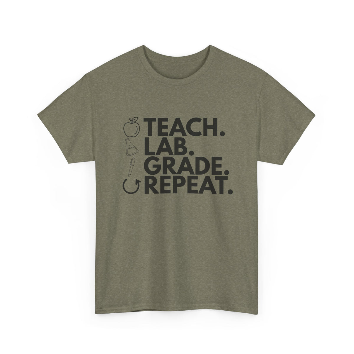 Teach. Lab. Grade. Repeat. Cotton Tee