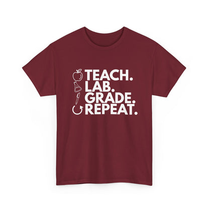 Teach. Lab. Grade. Repeat. Cotton Tee