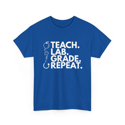 Teach. Lab. Grade. Repeat. Cotton Tee