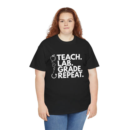 Teach. Lab. Grade. Repeat. Cotton Tee
