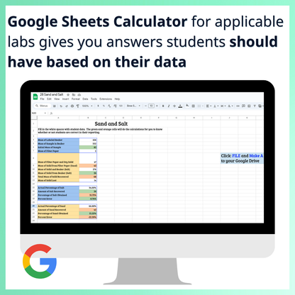 Mini Chemistry Lab Manual, 27 Labs, High School Lab Activities, Full Year