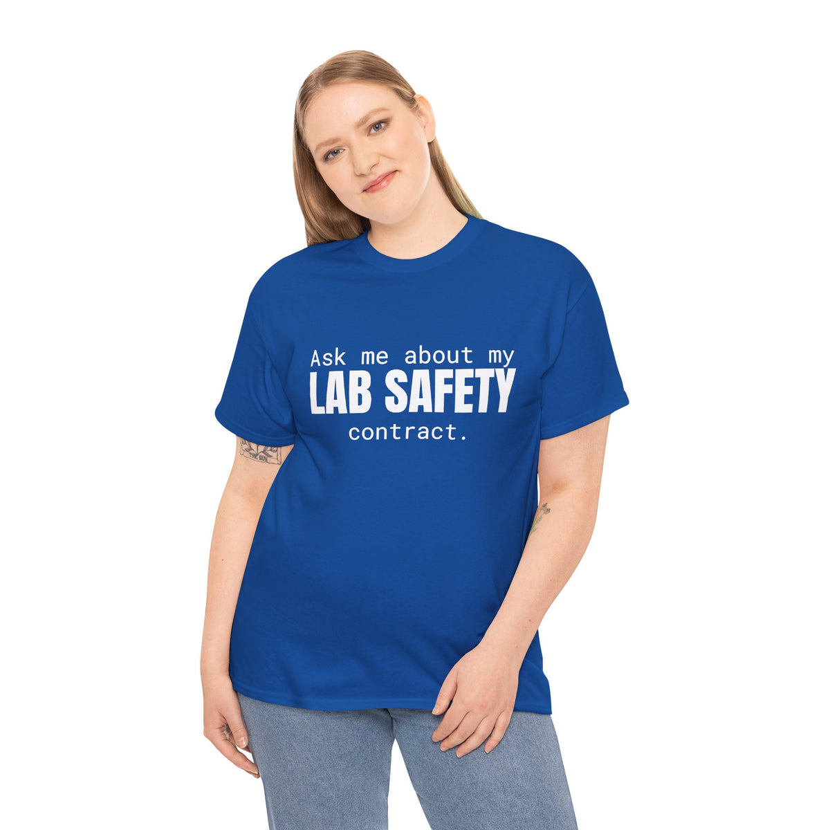Lab Safety Contract Cotton Tee