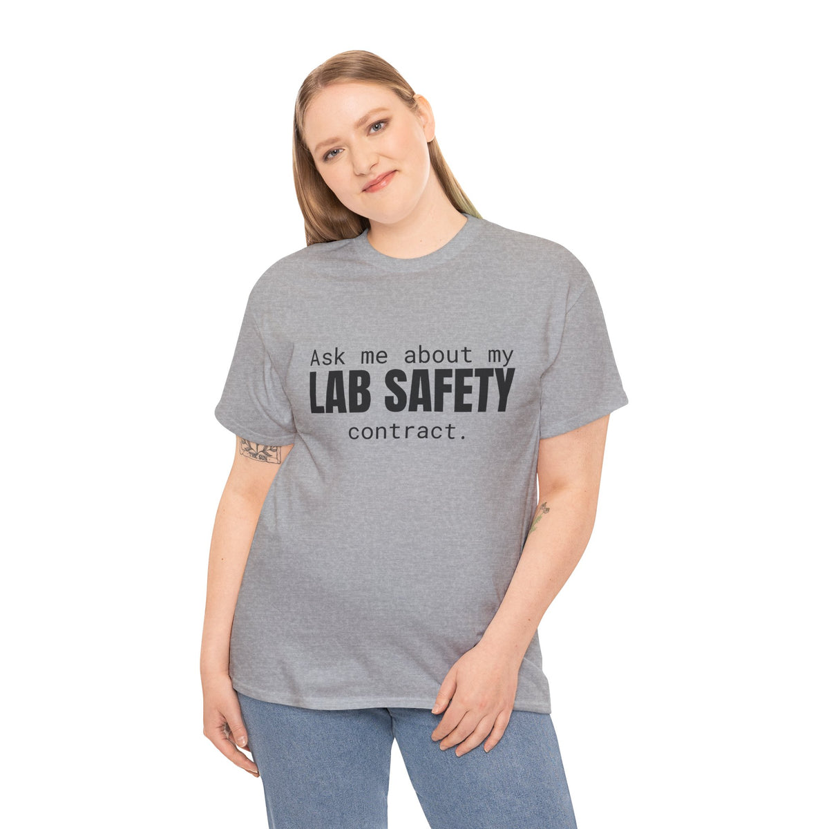 Lab Safety Contract Cotton Tee