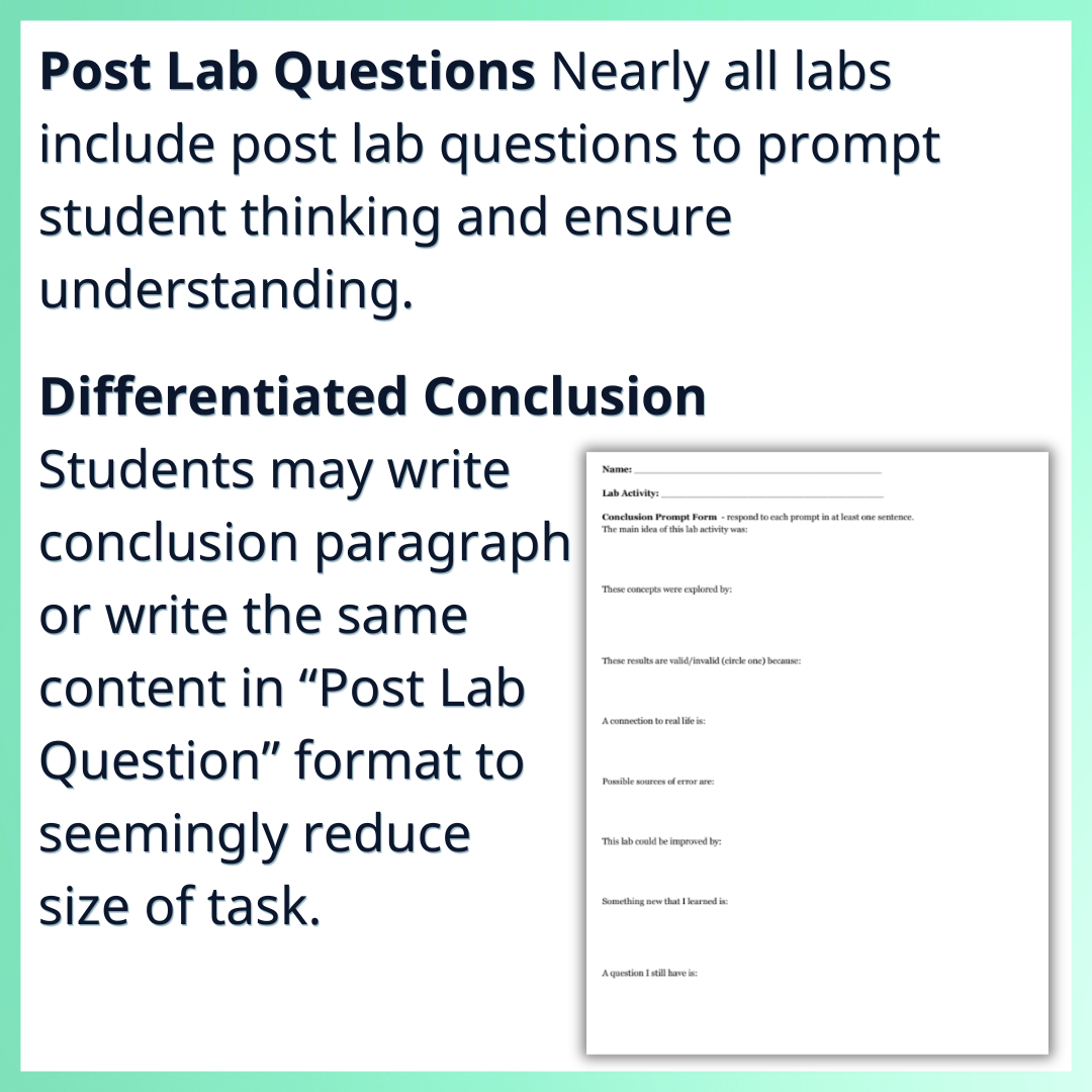 Mini Chemistry Lab Manual, 27 Labs, High School Lab Activities, Full Year