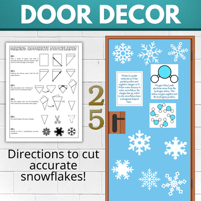 Chemistry Christmas Science of Snowflakes Winter Activities Intermolecular Force