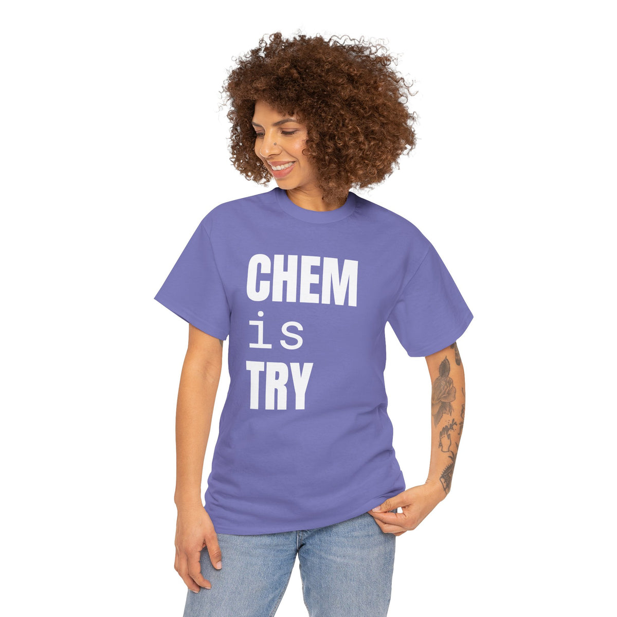 Chem/is/Try Cotton Tee