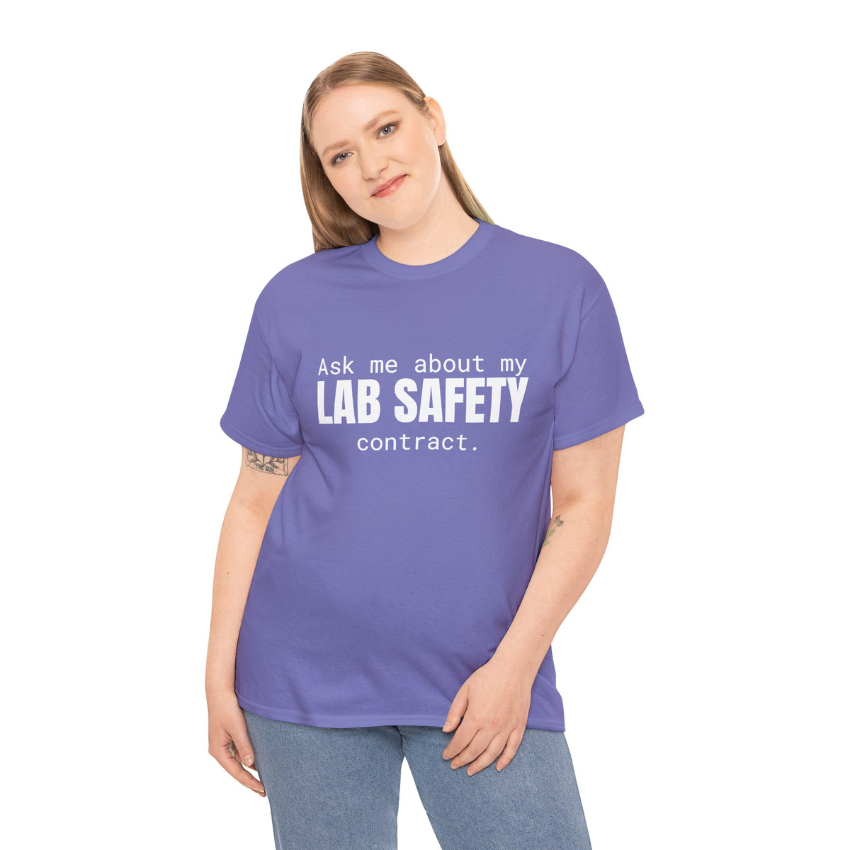 Lab Safety Contract Cotton Tee