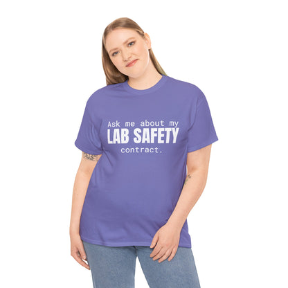Lab Safety Contract Cotton Tee