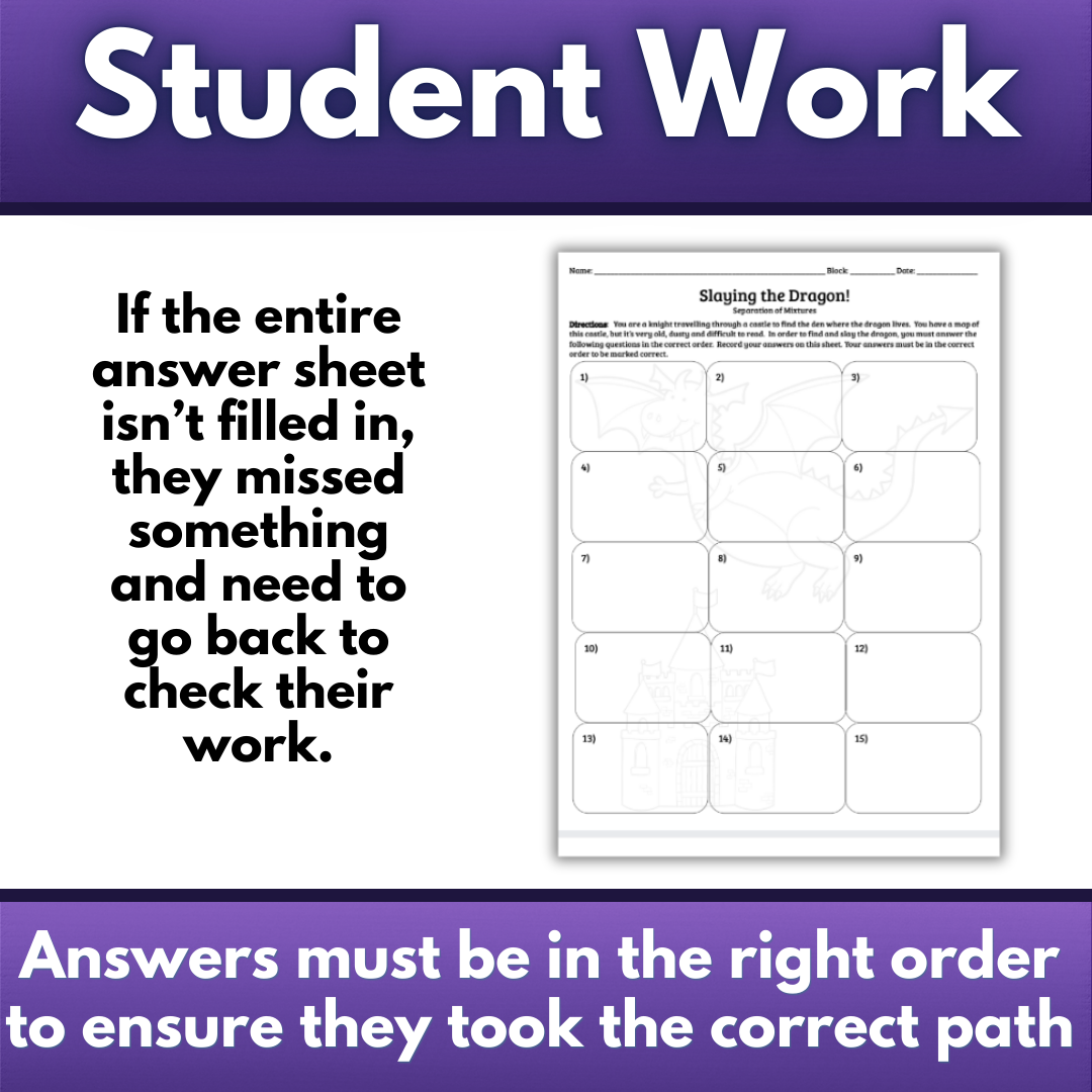 Separation of Mixtures Activity High School Level Chemistry Quest