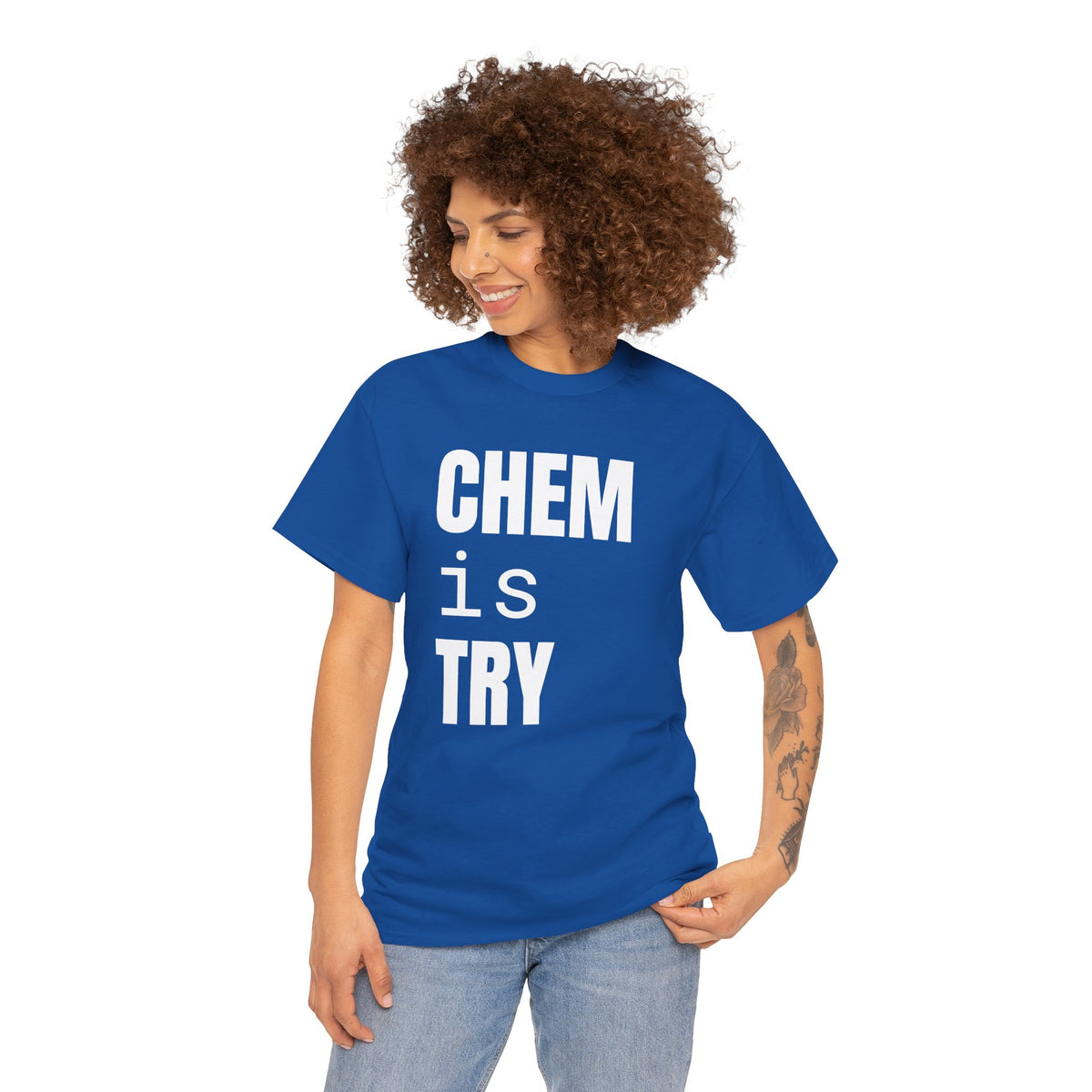 Chem/is/Try Cotton Tee