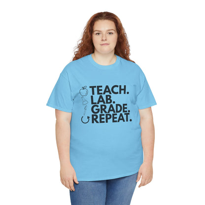 Teach. Lab. Grade. Repeat. Cotton Tee