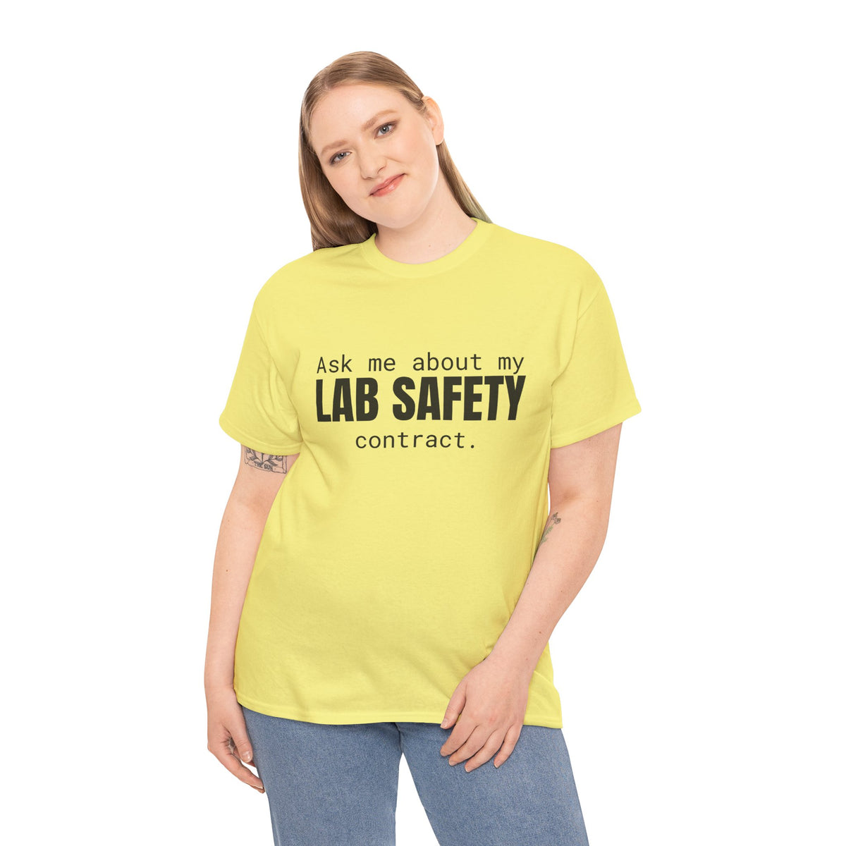 Lab Safety Contract Cotton Tee