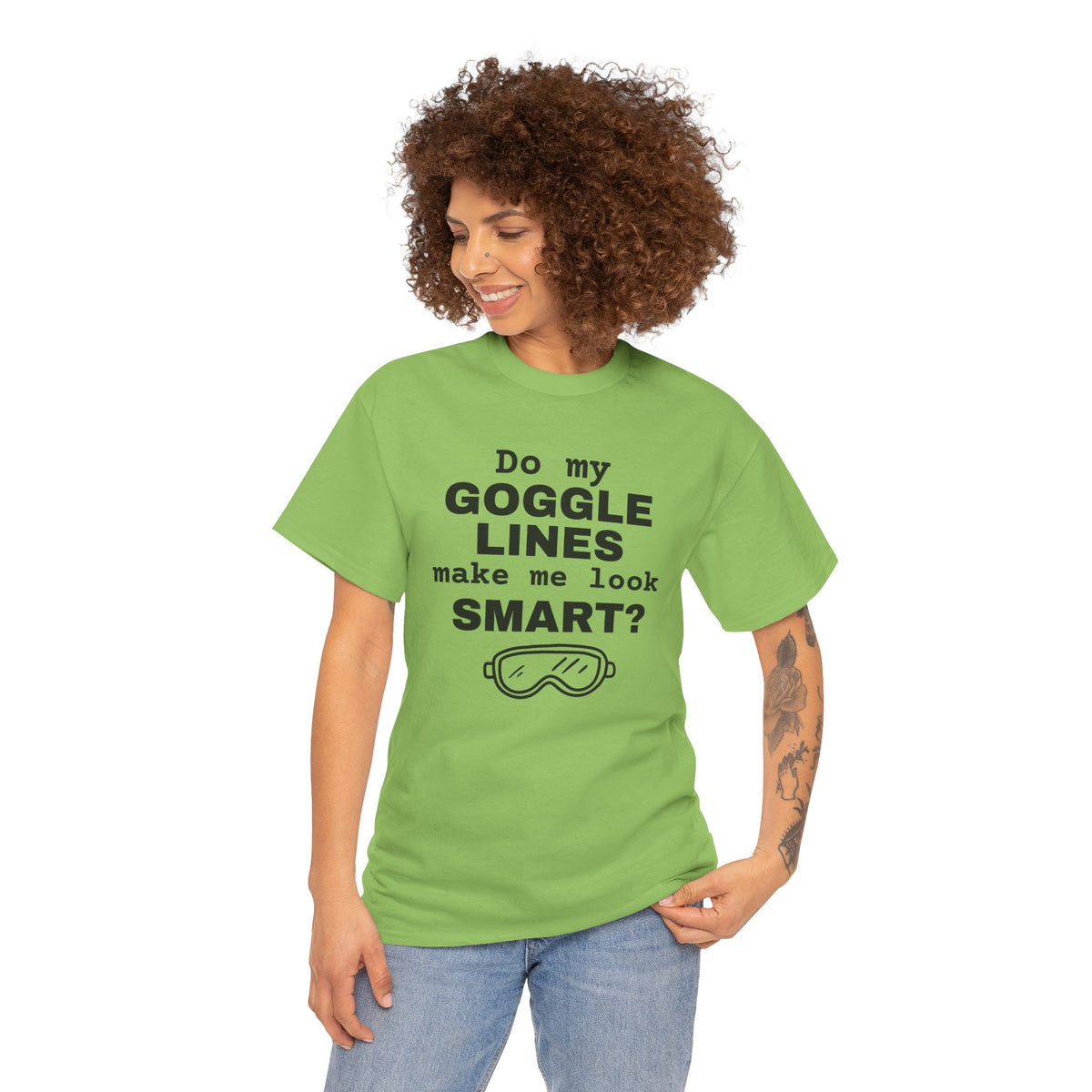 Goggle Lines Cotton Tee
