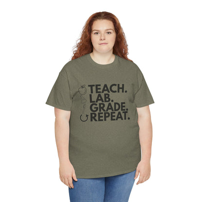 Teach. Lab. Grade. Repeat. Cotton Tee