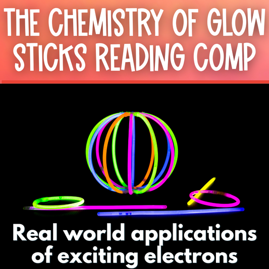 The Chemistry of Glow Sticks Reading Comprehension Activity Exciting Atoms