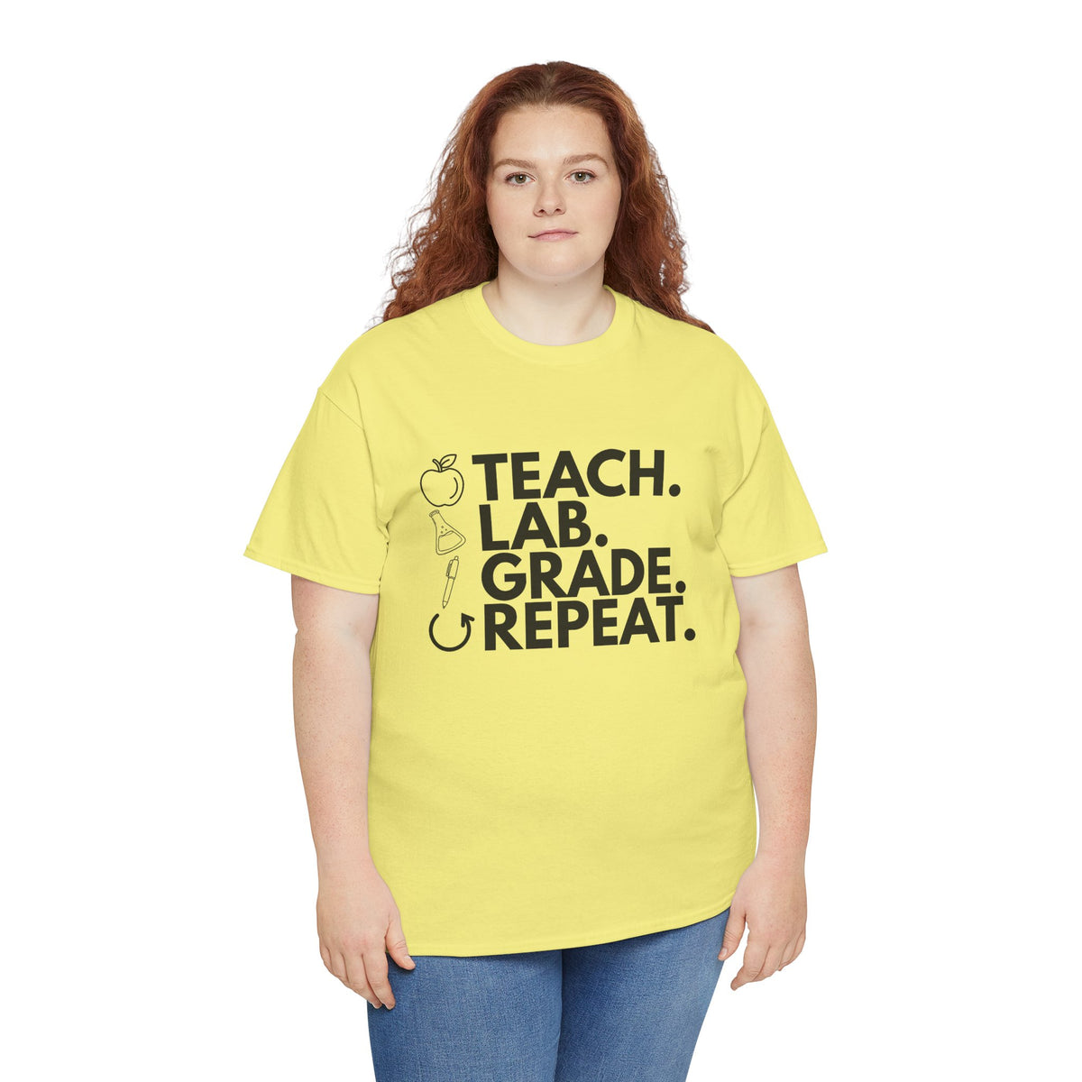 Teach. Lab. Grade. Repeat. Cotton Tee