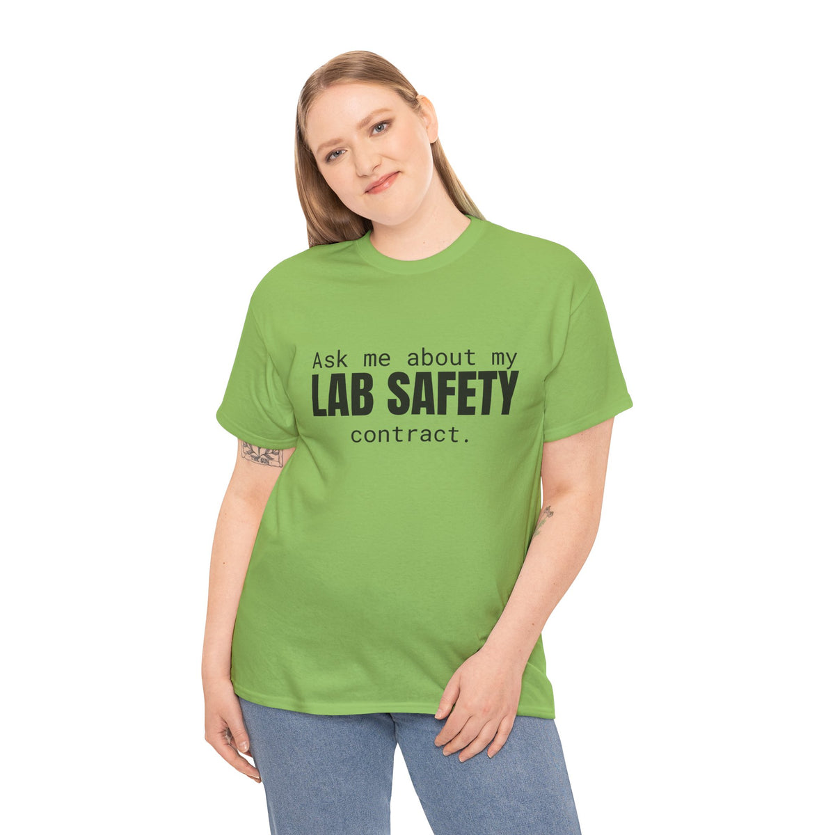 Lab Safety Contract Cotton Tee