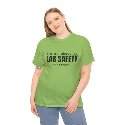 Lab Safety Contract Cotton Tee