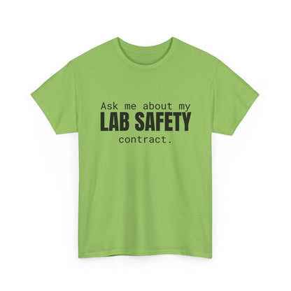 Lab Safety Contract Cotton Tee