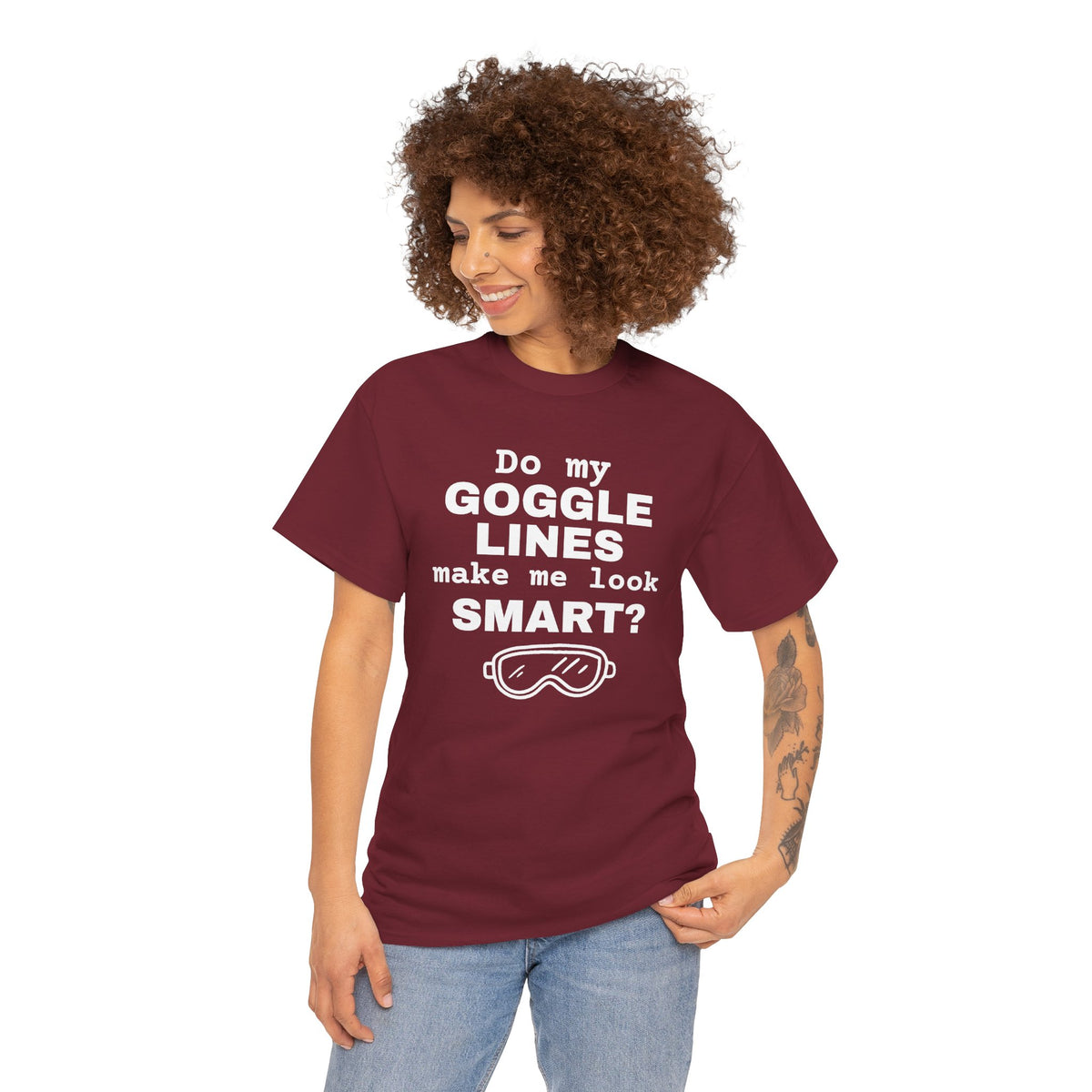 Goggle Lines Cotton Tee