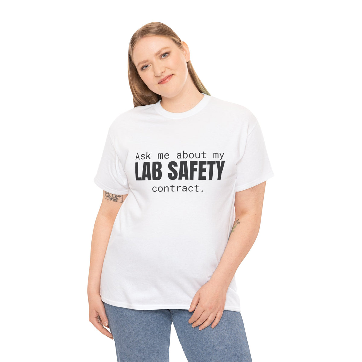 Lab Safety Contract Cotton Tee