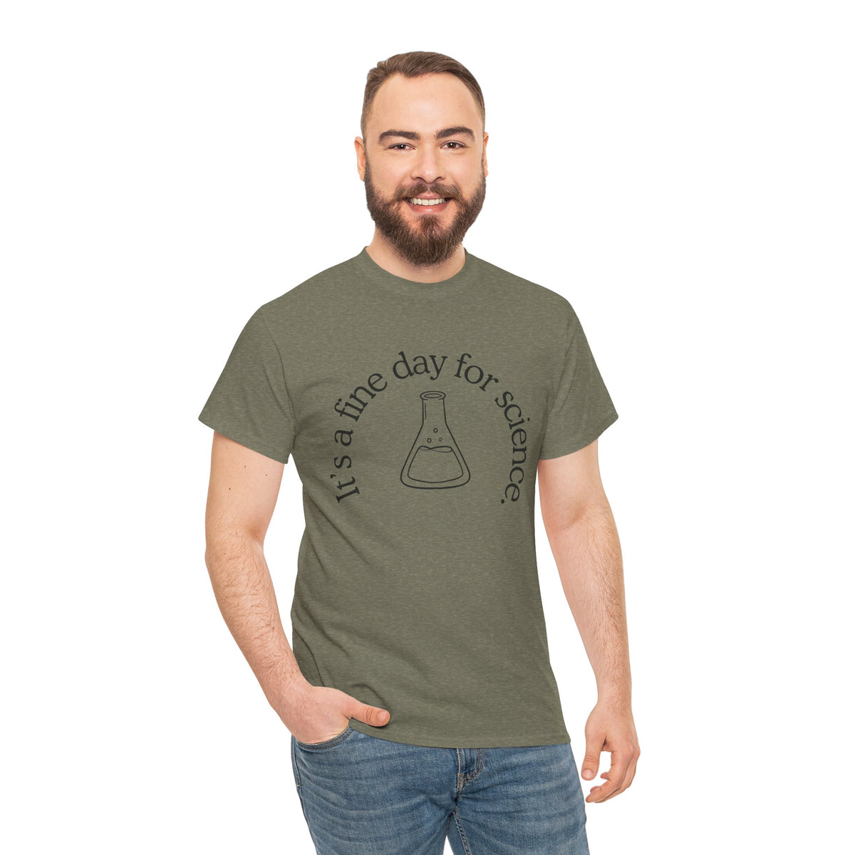 It's a Fine Day for Science Cotton Tee